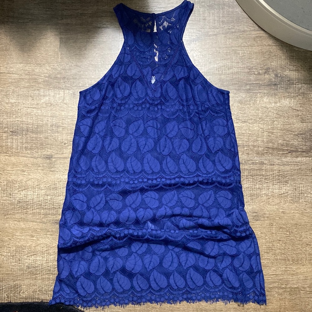 Blue Lace Dress